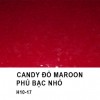 H10-17-MÀU CANDY ĐỎ MAROON-PHỦ BẠC NHỎ