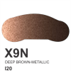 X9N-MÀU NÂU-DEEP BROWN/ICED COFFEE-METALLIC