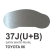 37J(U+B)-MÀU TRẮNG NGỌC TRAI-SATIN WHITE-PEARL
