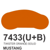 LLRHWHA/7433-MÀU CAM SOLID 2 LỚP-TWISTER ORANGE-SOLID(U+B)